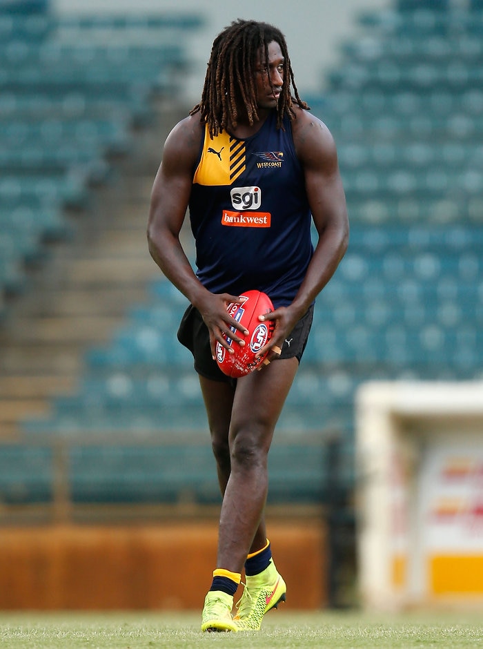 AFL 2016 Training - West Coast Eagles 200116 Nic Naitanui during Wednesday's training session - ${keywords}